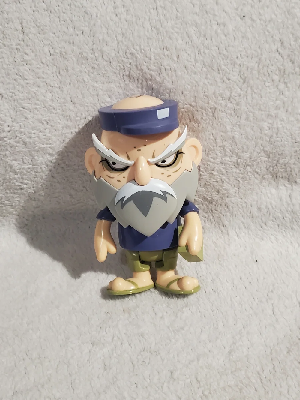 Jenkins Old Man Vinyl Figure - Blue, Gray, Green